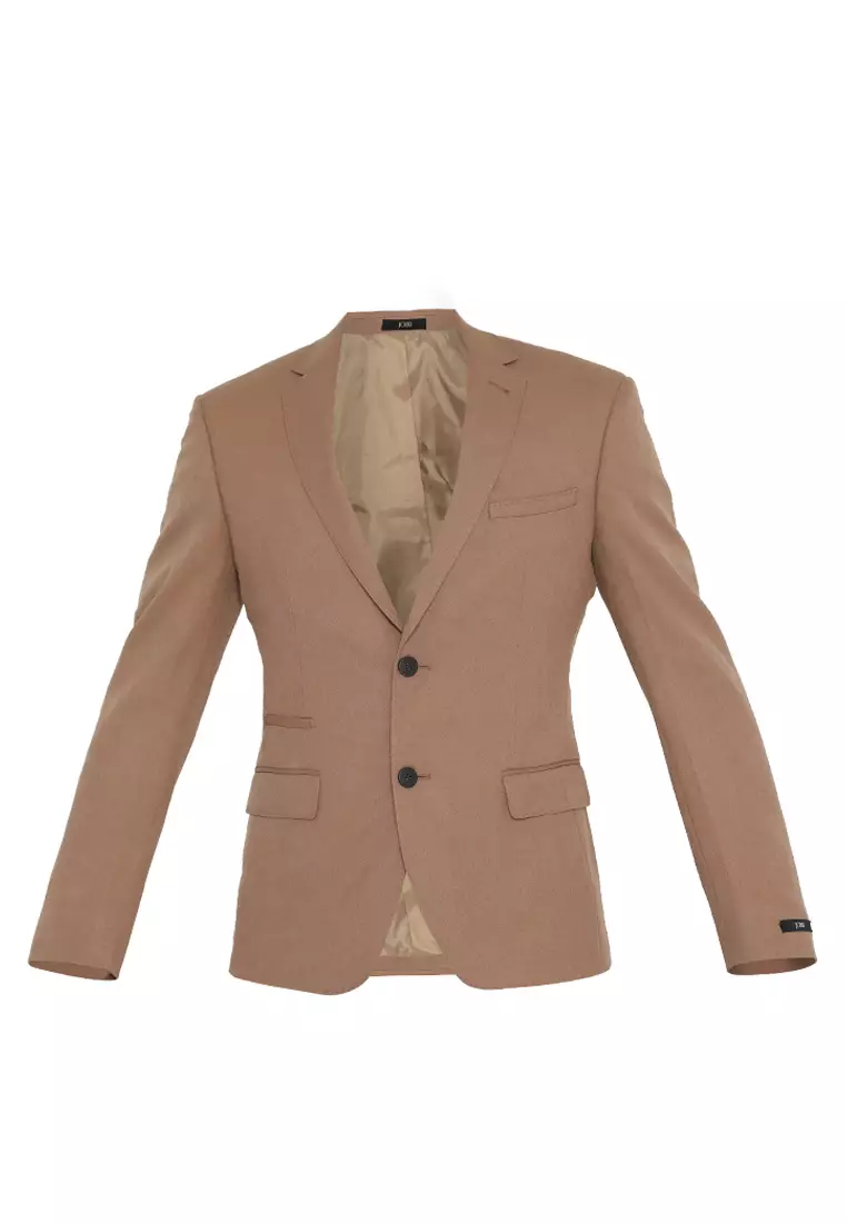 Jobb Bellmore-T2 Jas Pria Slim Fit Light Brown 3