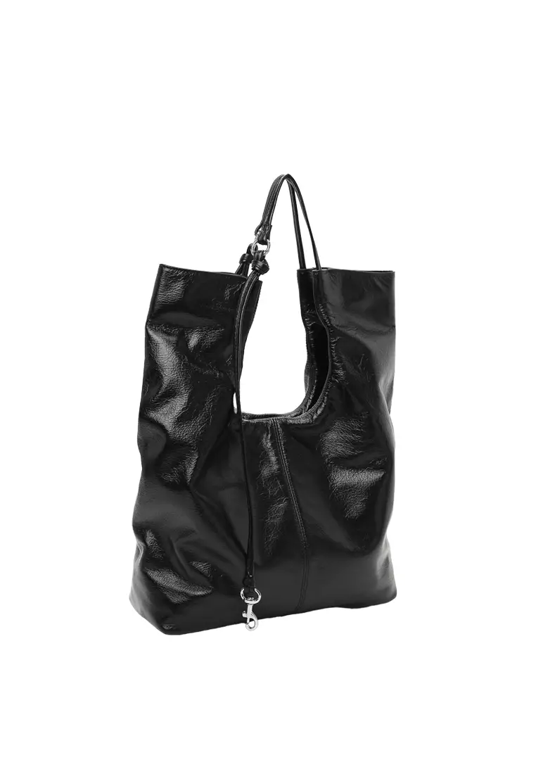 摺疊手提袋 - 黑色