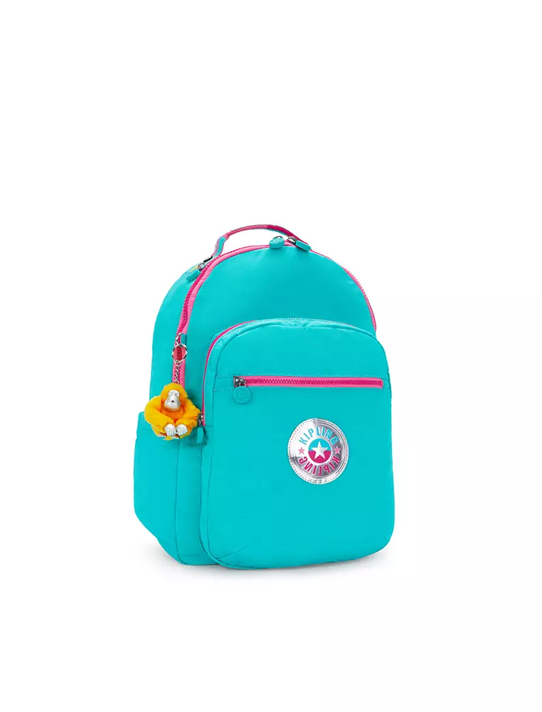 Kipling [Online Exclusive] SEOUL PeacockTeal Str Backpack 2025