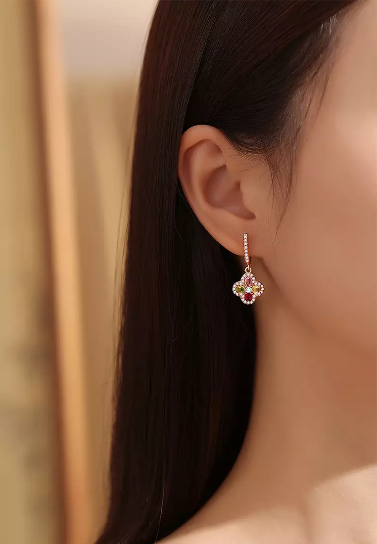 Anting Wanita Perhiasan Berlian Fashion Anting Cewek Original Earrings Anting Titanium Anti Karat