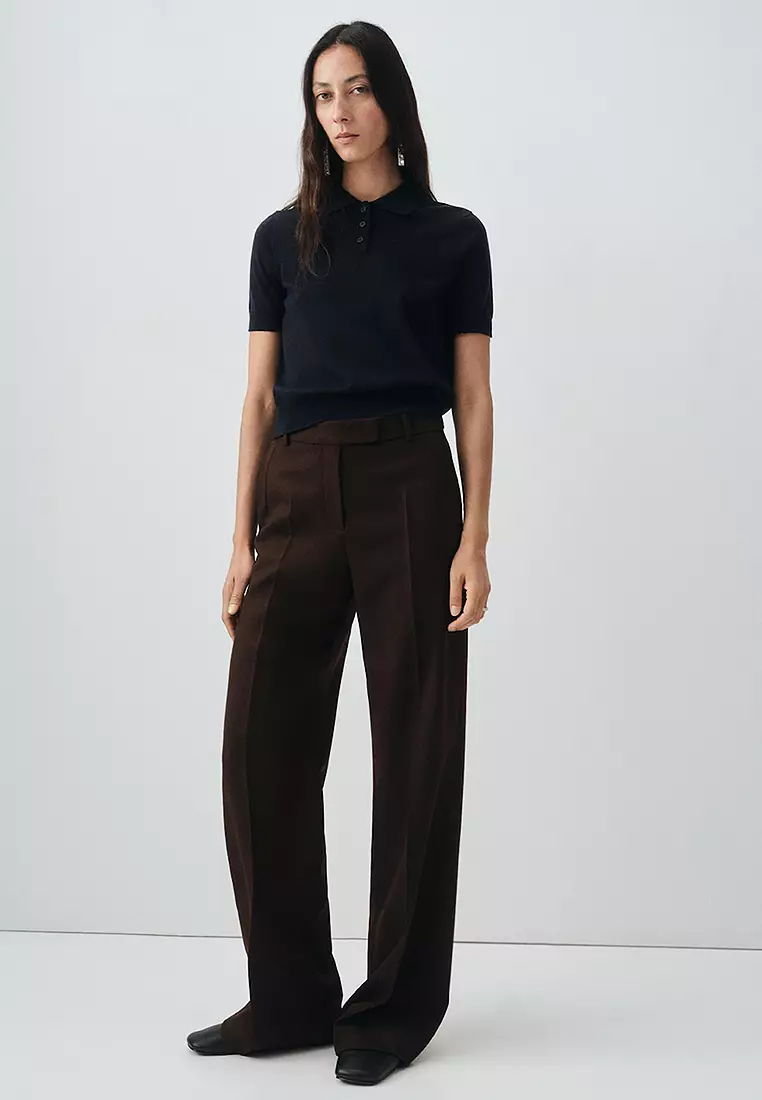 100% Wool Polo-Neck Sweater