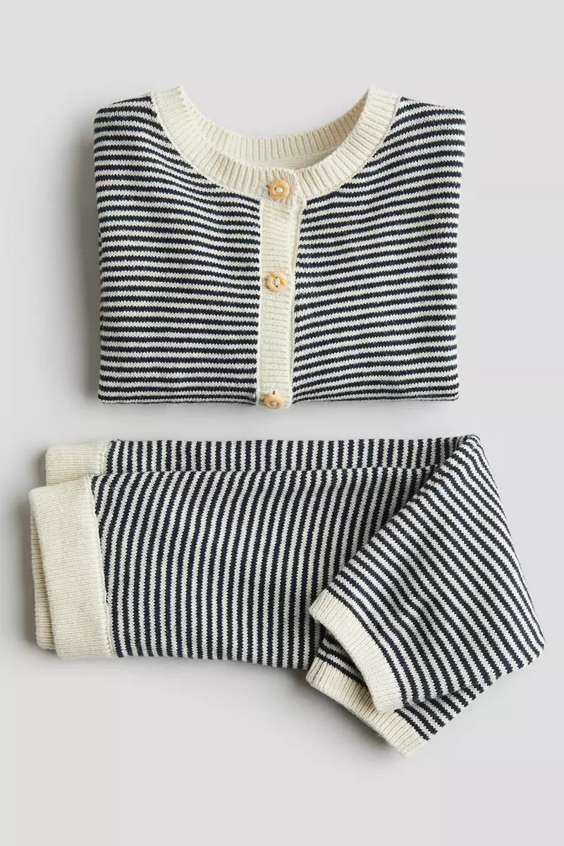 2-piece fine-knit set