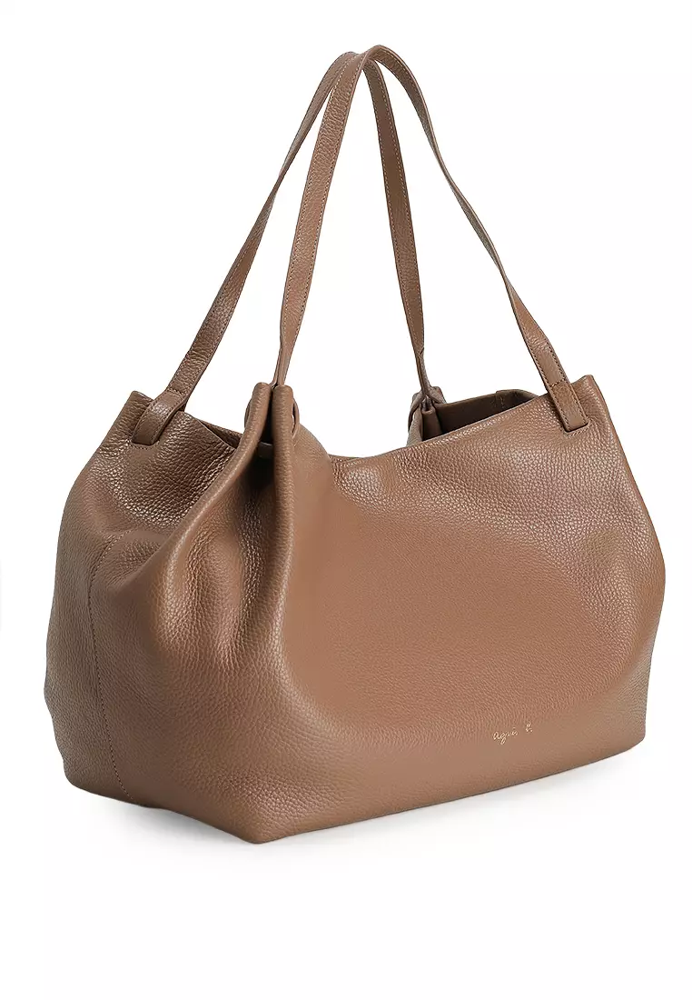 Leather Shoulder Tote Bag