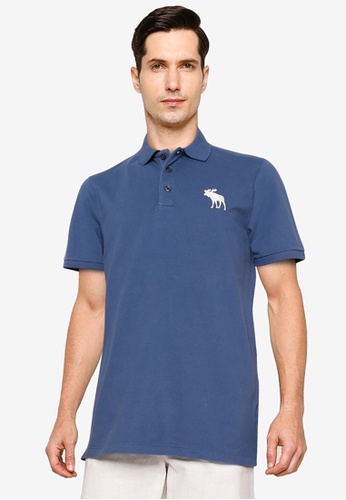 blue abercrombie shirt