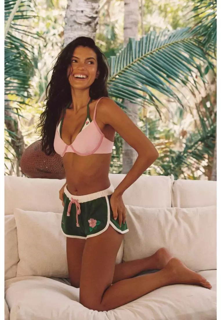 Dolphin Shorts / Gumamela Embroidery