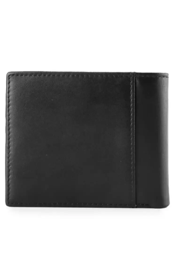 Pierre Cardin Dompet Lipat Pendek Pria Kulit Leather Men Short Wallet 0111430402BLA