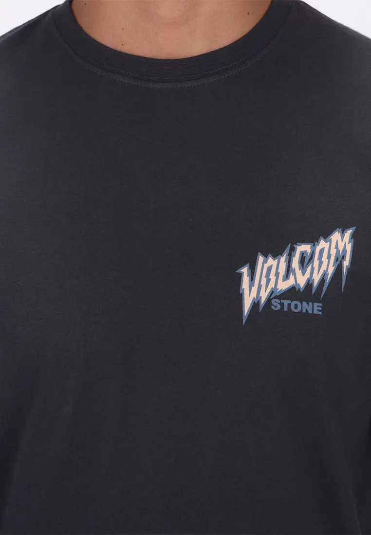 MSF MEOW WBH SHORT SLEEVE TEE WASHED BLACK HEATHER\