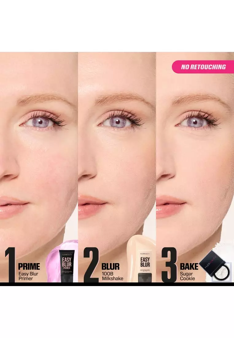Huda Beauty Easy Blur Foundation Milkshake 100B