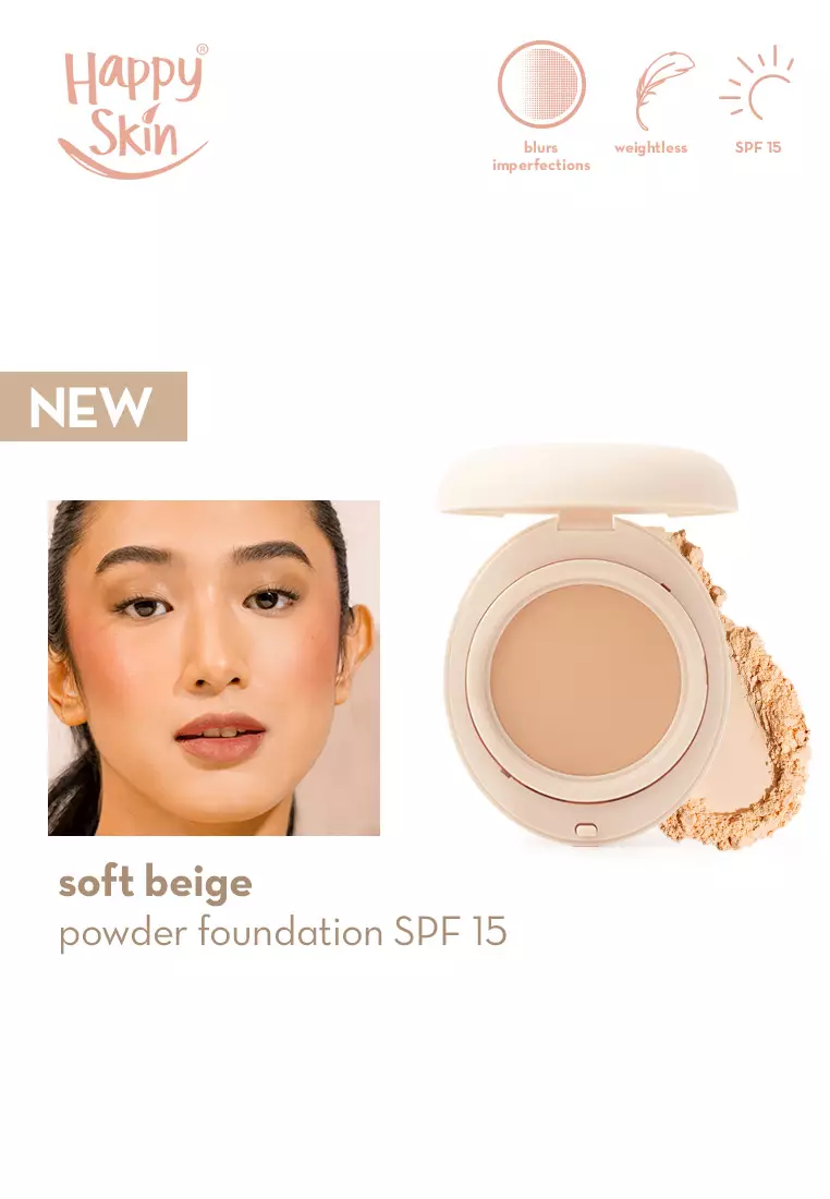 Discount on Happy Skin  shoes - SKU: Off Duty Powder Foundation In Soft Beige