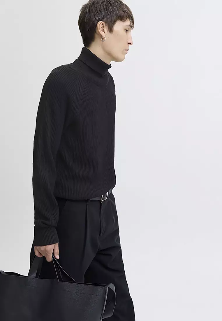 Roll Neck Knit Sweater