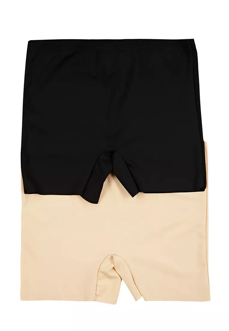 Black-Skin 2 Pack Micro Boxer Panties THMSS24KU00044