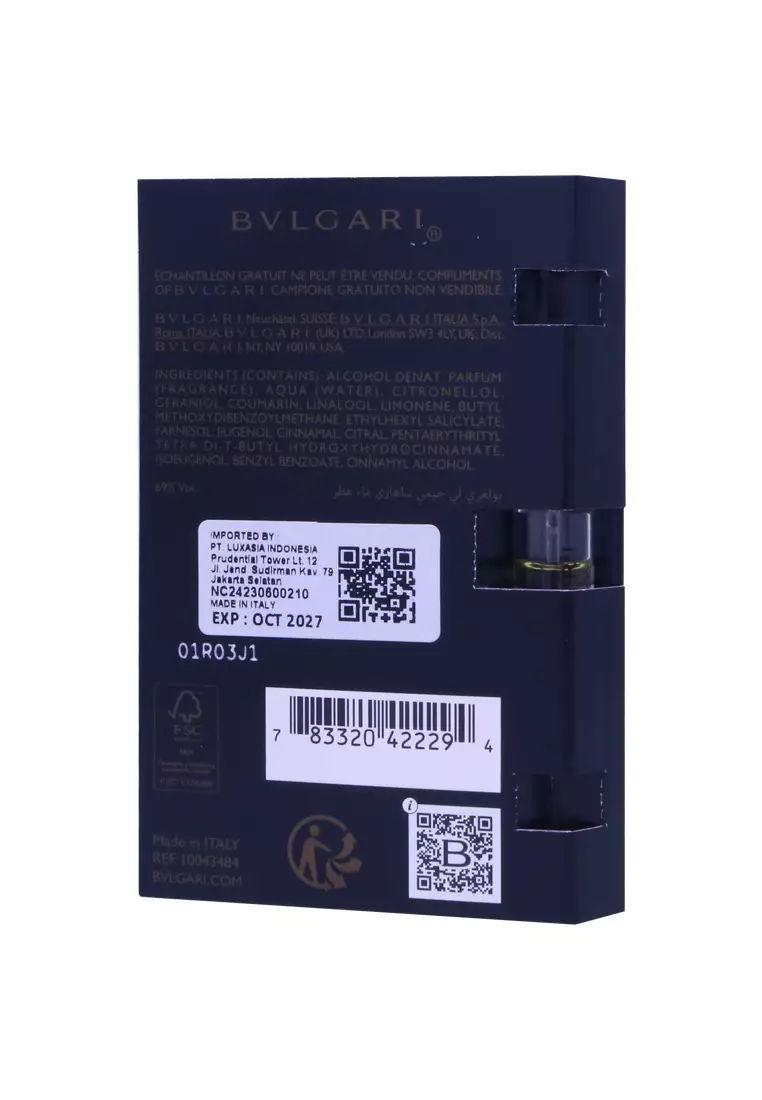 Bvlgari Le Gemme Sahare Unisex EDP (Vial) 1.5 ML