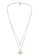 TORY BURCH gold Britten Layered Pendant Necklace (nt) 5905BACCA15F46GS_2