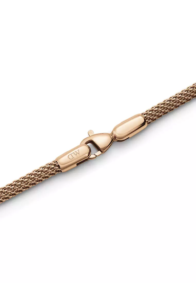 Mesh Bracelet Melrose 2.8mm Fashion Bracelet for women and men - Stainless Steel Mesh Bracelet - DW Official Jewelry - Authentic