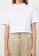 Trendyol white High Collar Crop Knitted T-Shirt 75D1CAA633F2F9GS_3
