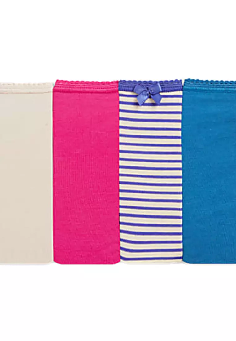 5pk Cotton Lycra Bikini Knickers