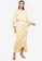 Zalia yellow Tiered Sleeves Top With Tulip Skirt Set F406EAA36B95F7GS_4