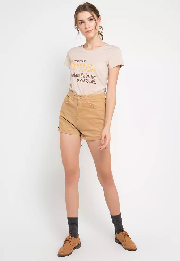 Print When You Believe short sleeve Tshirt