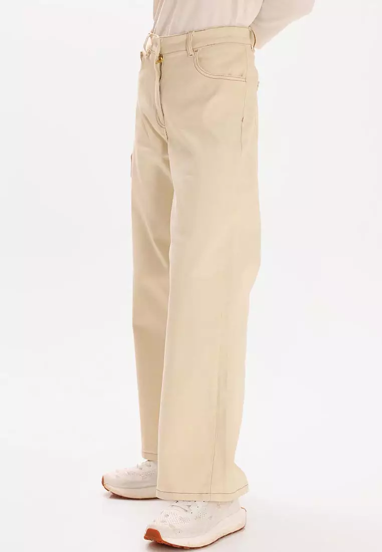 Ria Miranda Light Ivory Claris Pants