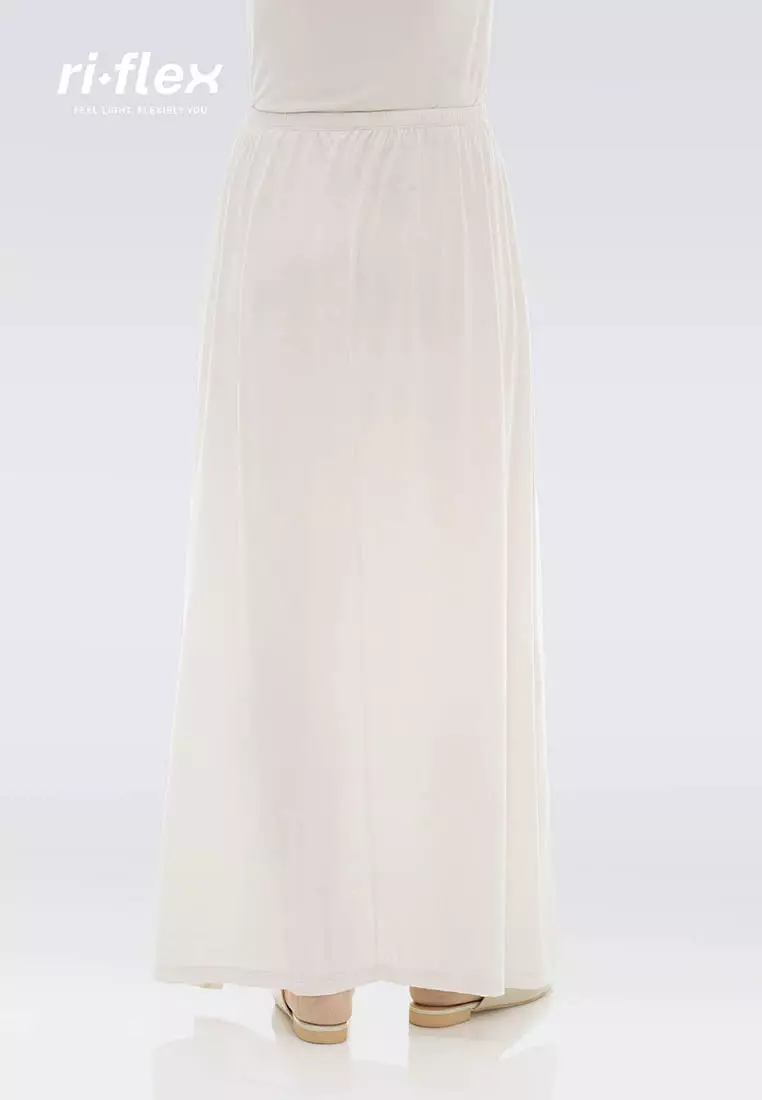 Ria Miranda White Comfy Skirt