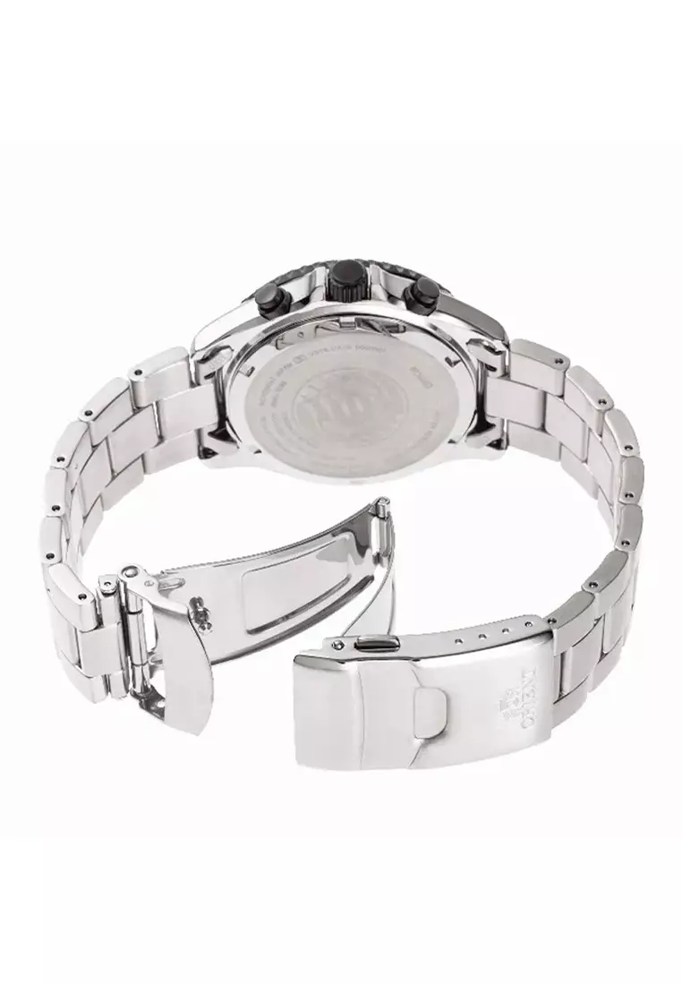 Orient Mako Silver Stainless Steel Analog Quartz Watch For Men RA-TX0208L10B