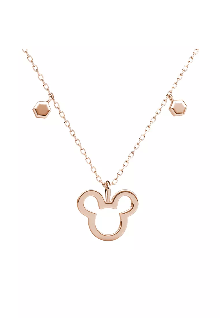 Mickey Pendant RG - Kalung Crystal by Her Jewellery