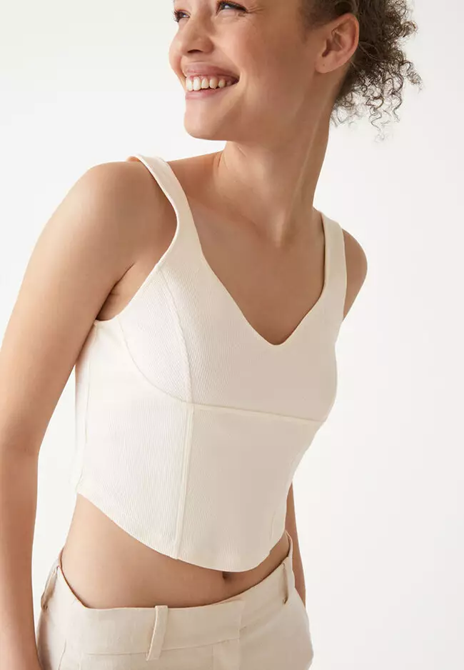 Cropped Sweetheart Top