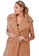 London Rag brown Sleeveless Double Breasted Teddy Coat in Camel 04C89AA4A946B1GS_4