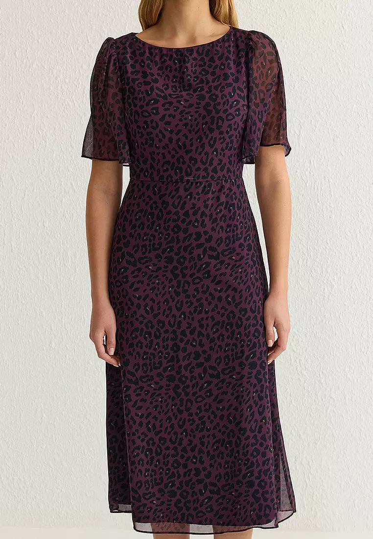 Printed Midi Dress