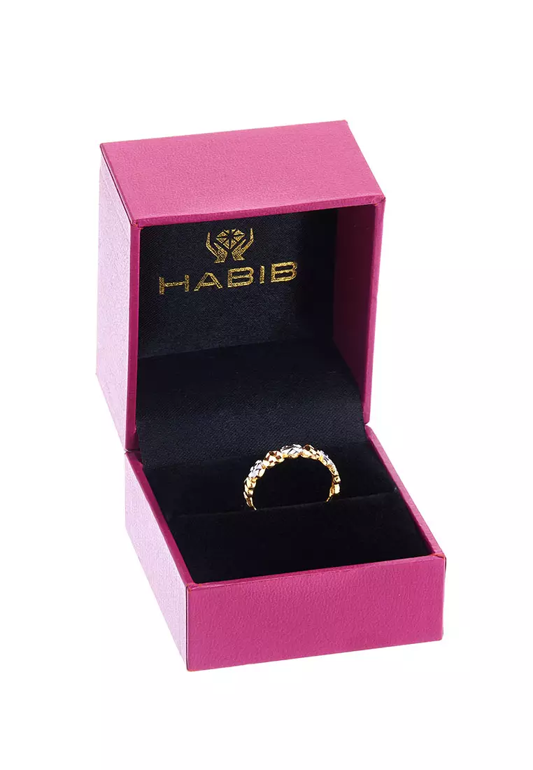 HABIB 916/22K Yellow and White Gold Ring R25340422