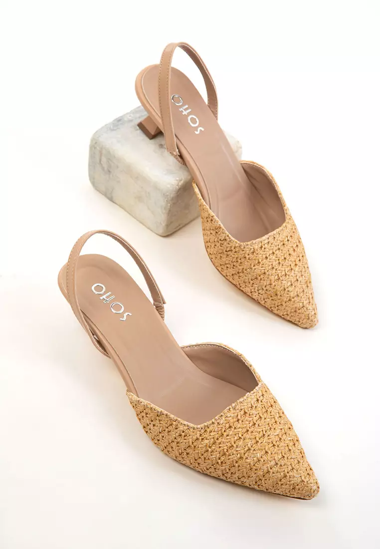 Wicker Women's Classic Heeled Shoes 20650