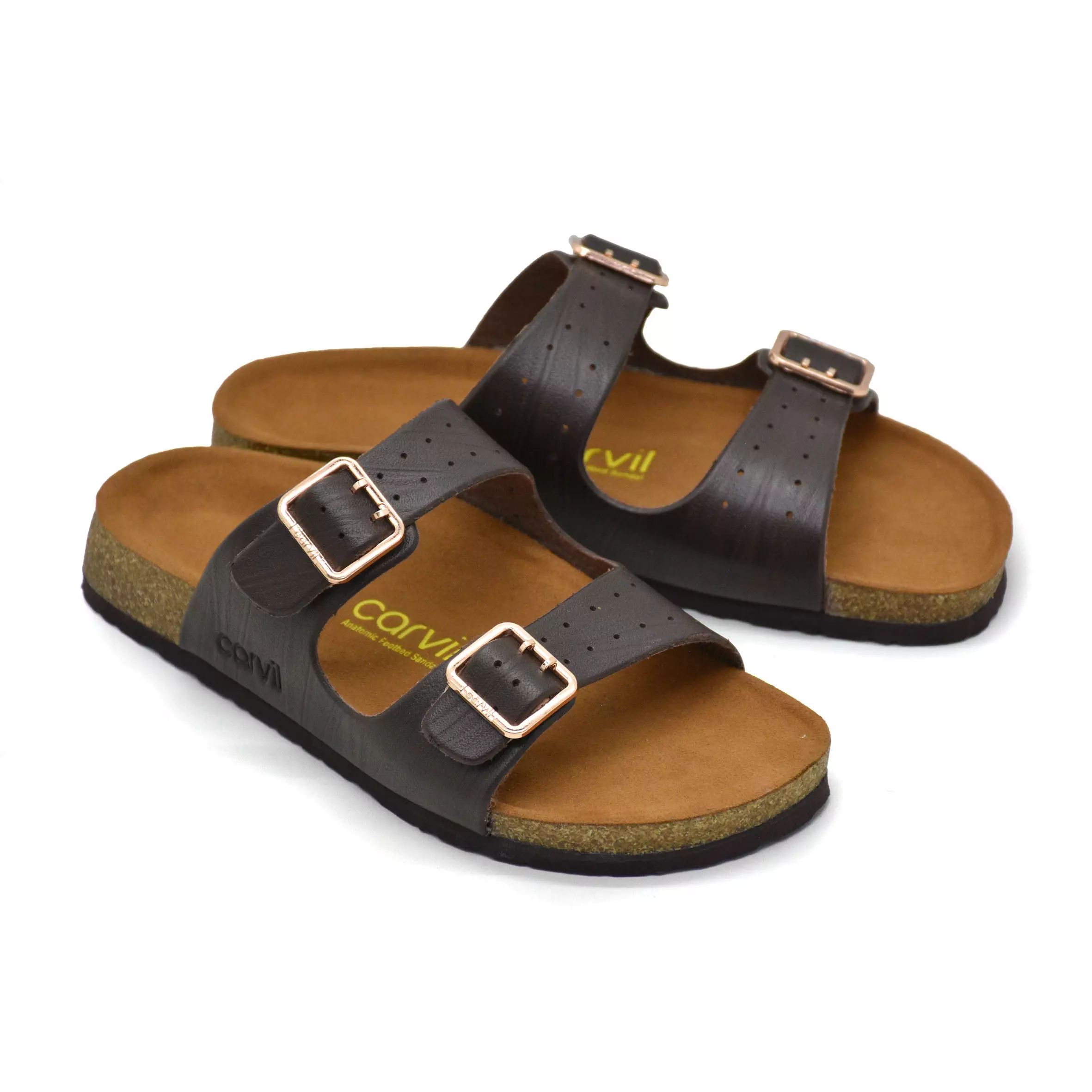 Carvil Sandal Wanita Oslo-02 L Brown