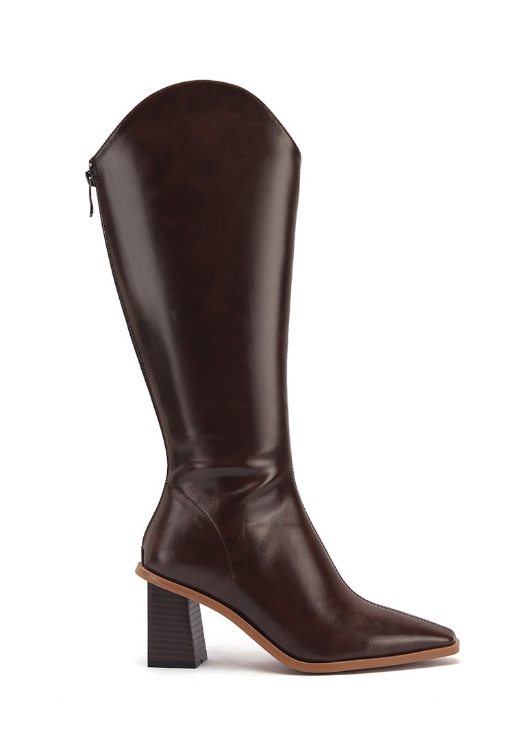 Square Toe Zipper Riding Boots XJ756-13