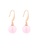 Urban Outlier pink and gold Fashion Ball Pearl Earrings DBC5DAC7026337GS_1
