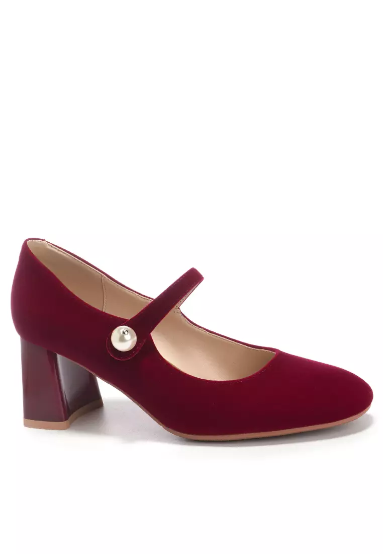 Discount on Twenty Eight Shoes  shoes - SKU: 6cm Strap Suede Mary Jane Shoes By664-8