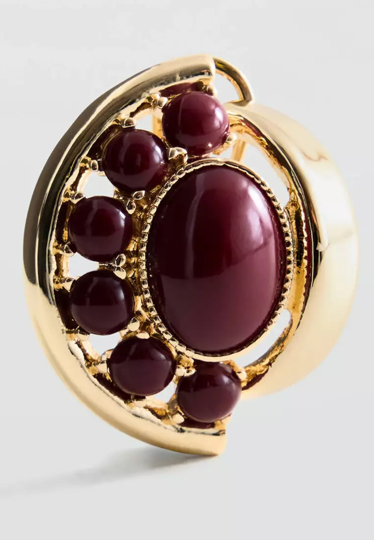Earrings With Bead Detail