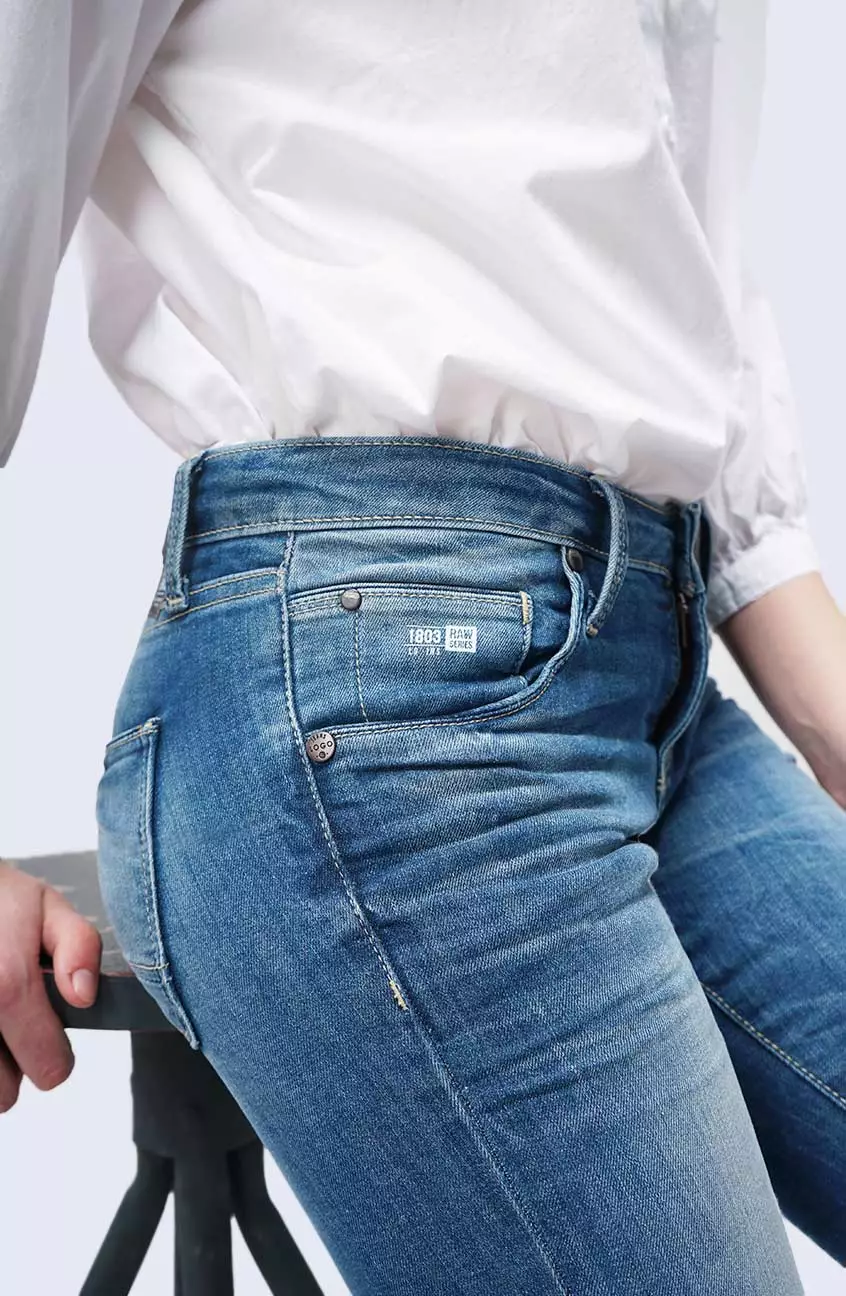 Celana Jeans Wanita Skinny H5 Series Light Blue