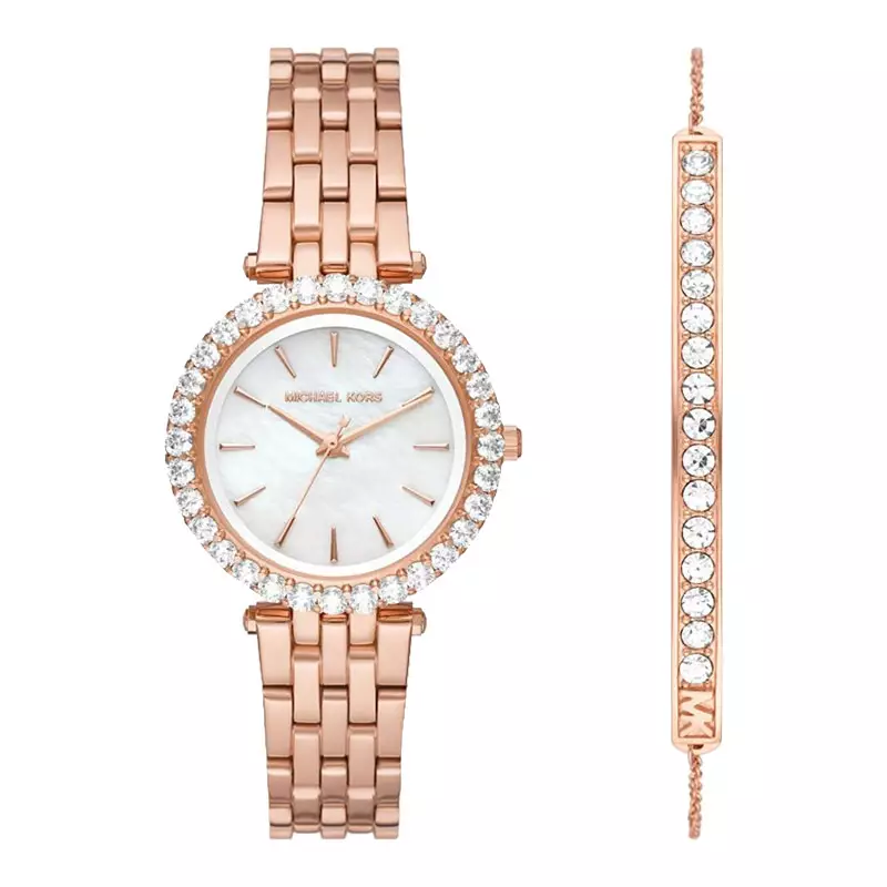 Jam tangan michael top kors rose gold