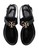TORY BURCH black Claire Flat Thong Sandals (nt) 59DEBSHC4D7207GS_4