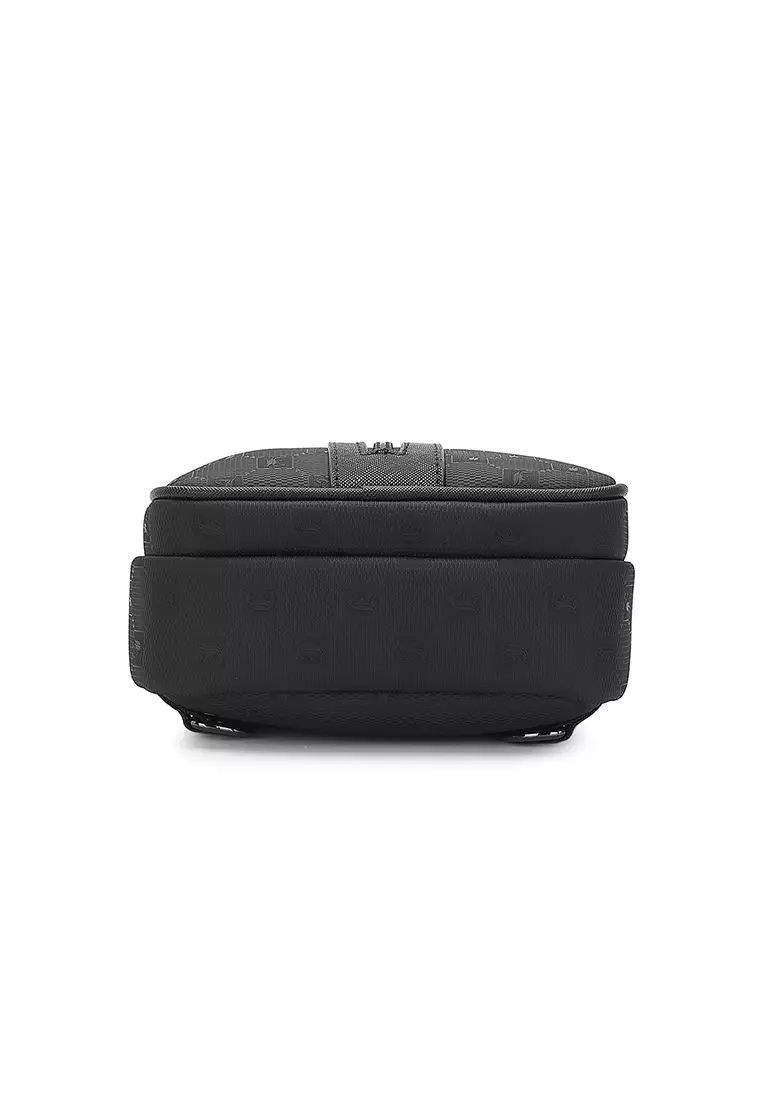 Men's Chest Bag / Sling Bag / Crossbody Bag (Tas Dada / Tas Selempang Pria) - Hitam
