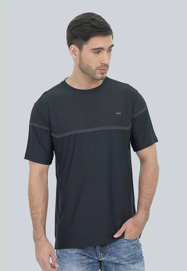 LGS - Kaos Olahraga Quick Dry - Slim Fit - Warna Variasi - Running - Tenis - Katun Nyaman