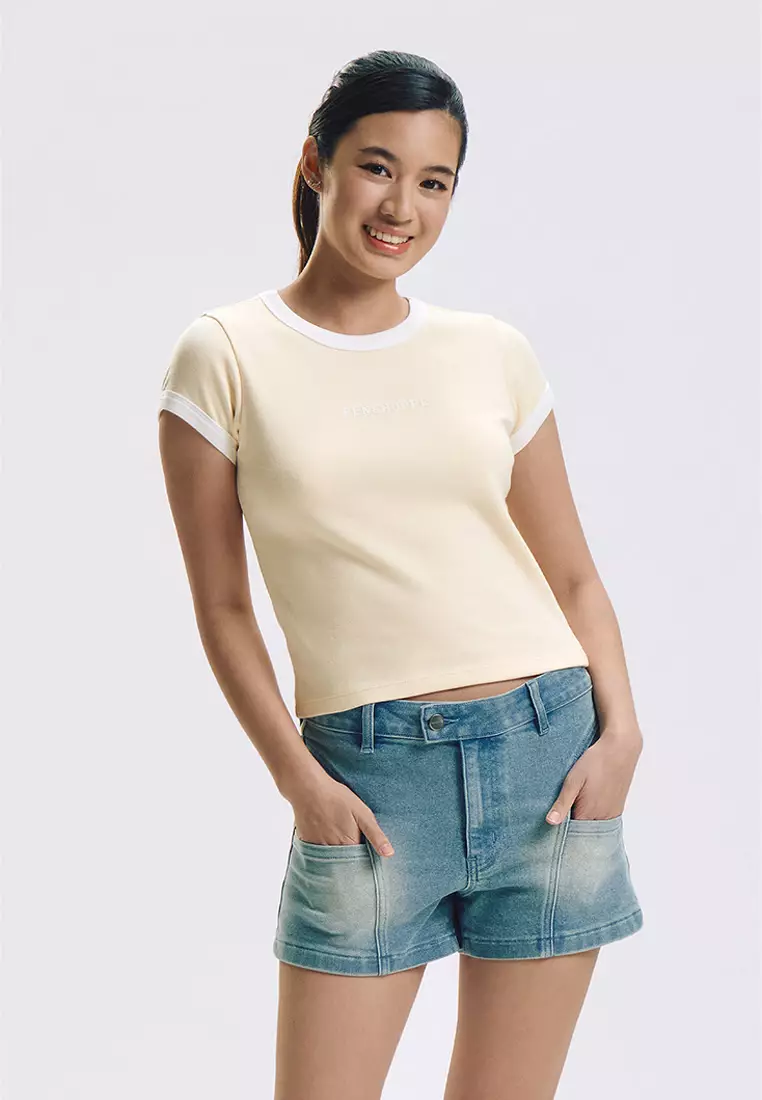 Slim Ringer Graphic T-shirt