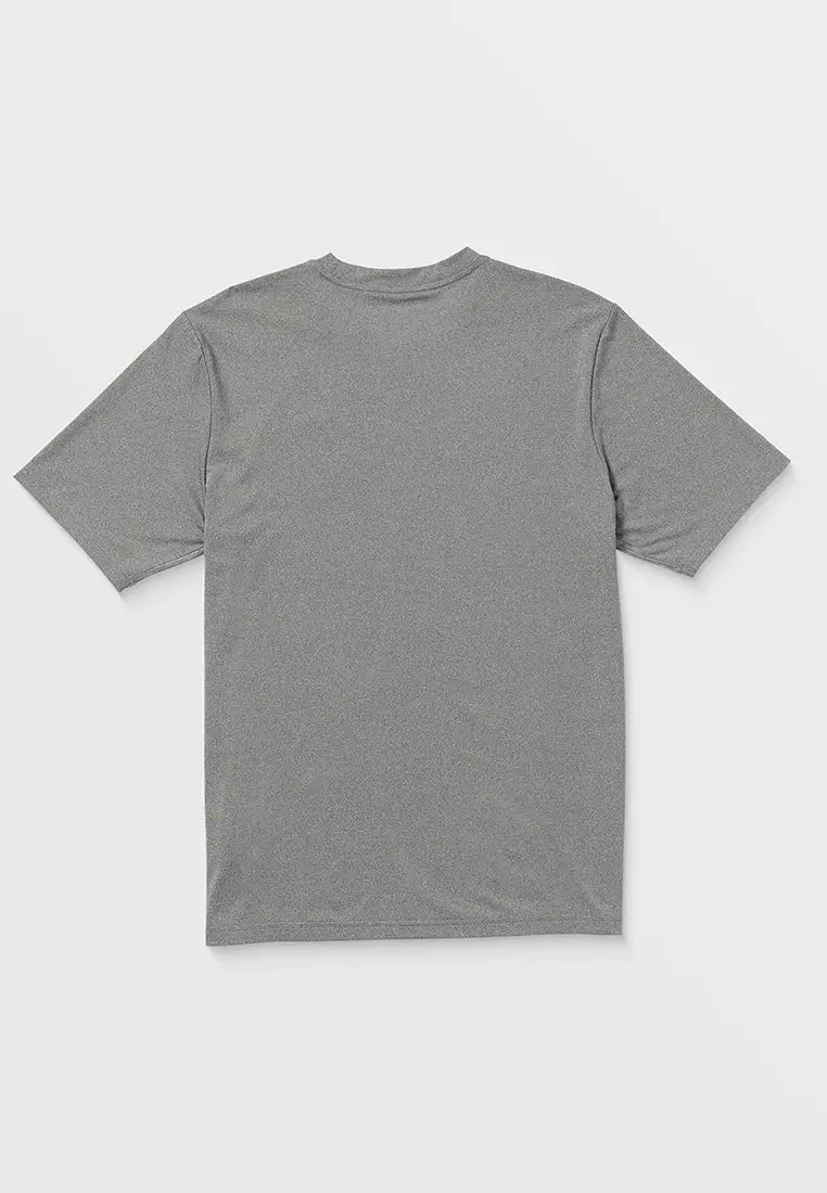 MTG MODSTONE LOOSE SHORT SLEEVE RASHGUARD HEATHER GREY