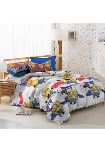 Kung Fu Minion Comforter Set, Minion Bed Set Queen