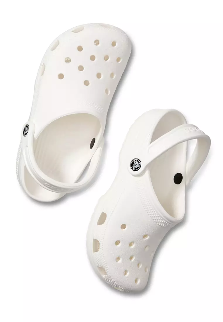 Crocs CROCS UNISEX CLASSIC CLOG WHITE 2024 Buy Crocs Online ZALORA   Crocs 0170 2763845 4 