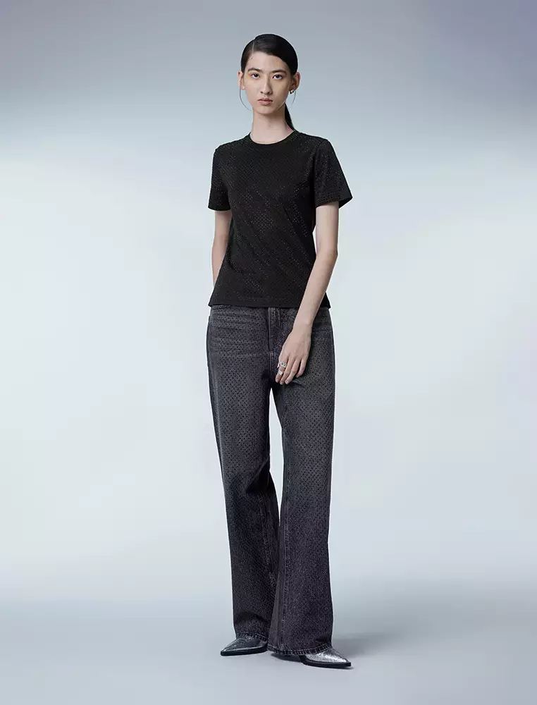 简约圆领短袖T恤