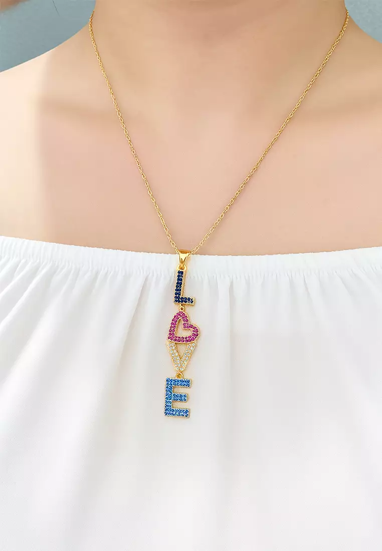 LOVE Your Heart Pendant Necklace