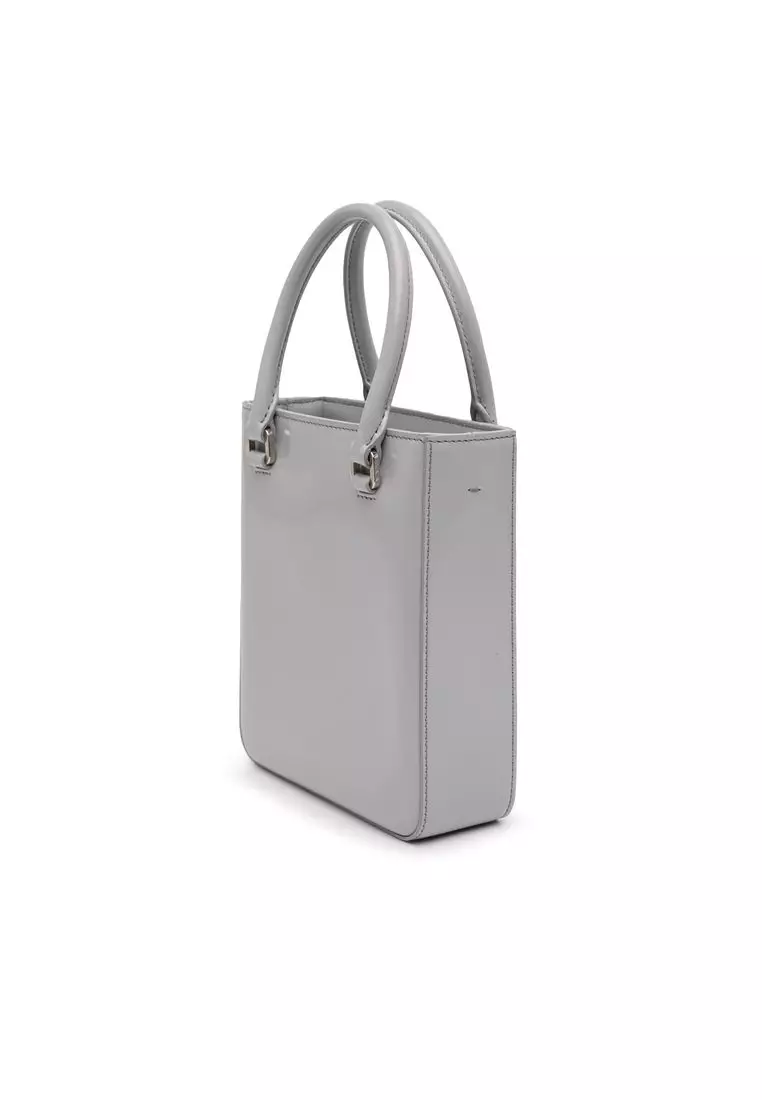 Pre-Loved Prada Small Leather Brushed Tote