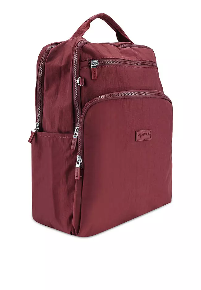 Crinkled Nylon Backpack