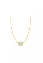 Jade J3 + 375/9K Gold Box Chain